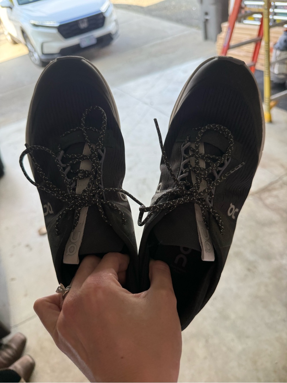 On Running Women's Athletic Sneakers — Black